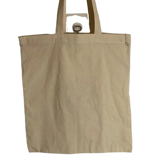 Handmade Embroidered Mushroom Market Tote Bag Fantastic Fungi Up cycle Mycelium - Picture 4 of 5